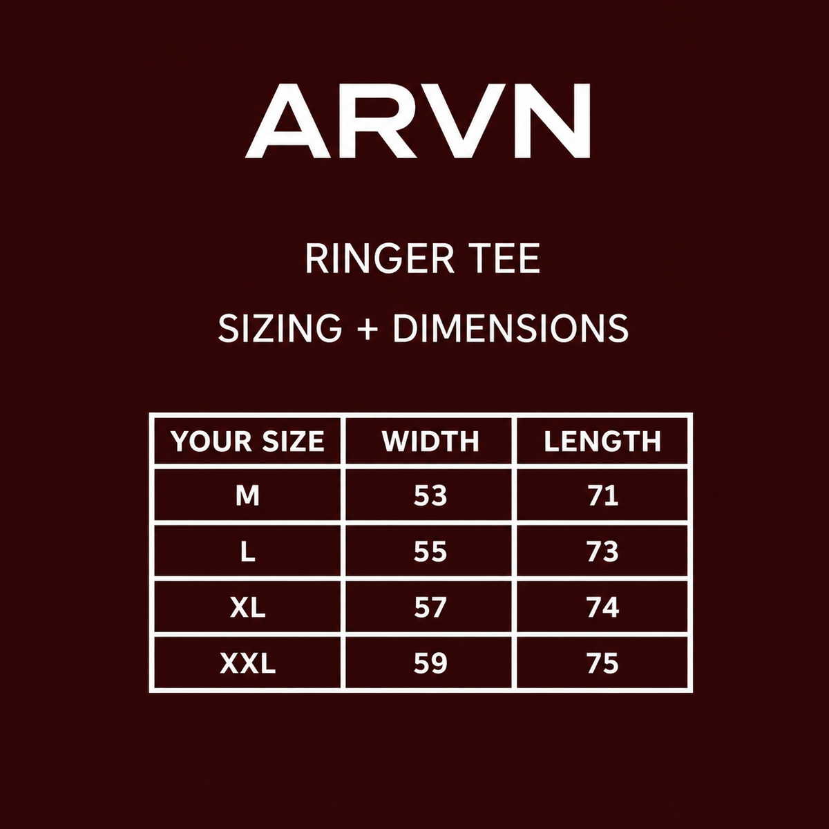 Ringer Tee Burgundy X White