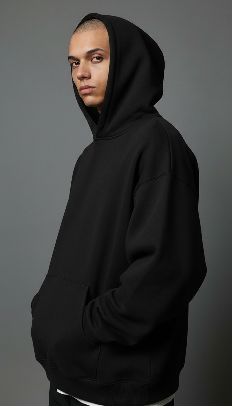 BLACK  HOODIE